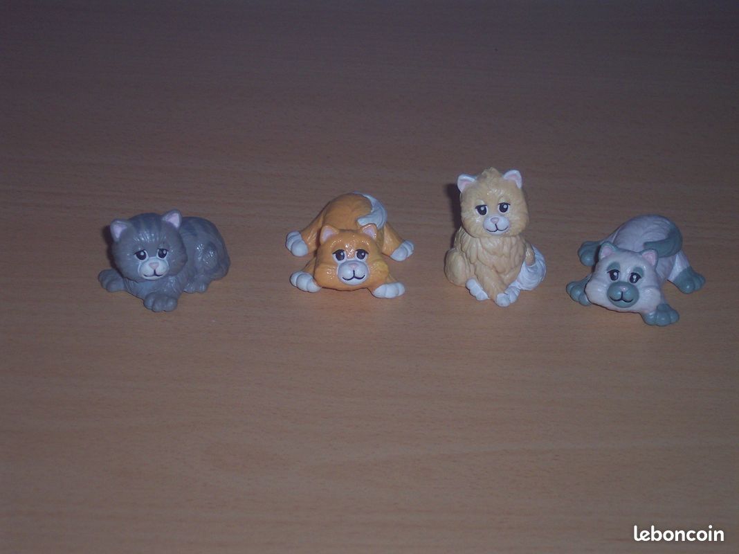 Lot de 4 petits chats vintage 1997 ppi / gti (image 1)
