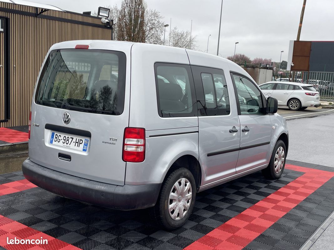 Volkswagen caddy 1.6 tdi 75cv life 5 places garantie 3/12 mois 2011 (image 2)