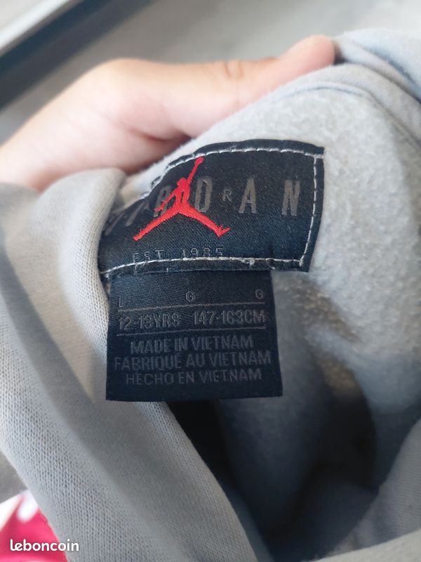 Pull-over Jordan 13ans (image 3)