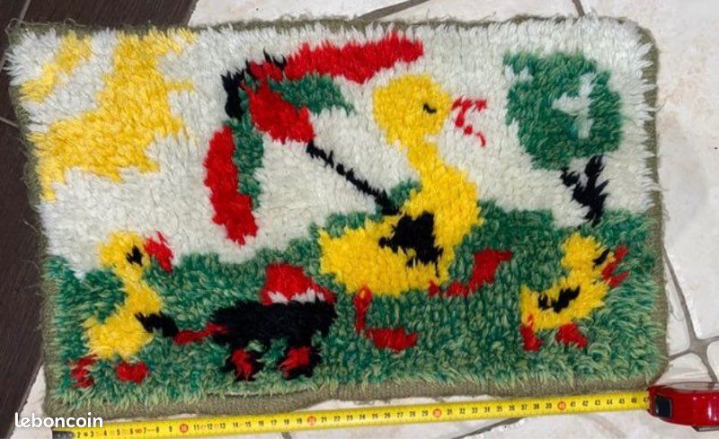 Tapis enfant motif famille canard (image 1)