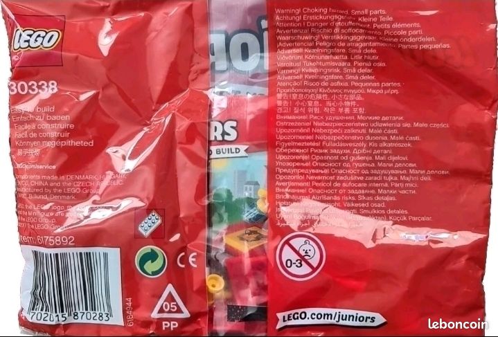 LEGO Juniors 30338 Fire Car neuf & scellé - new Voiture Pompier (image 2)