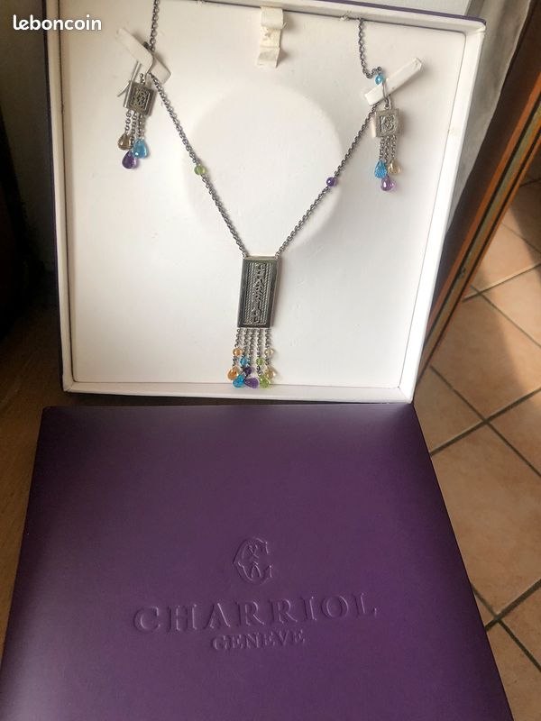 Parure collier et boucles d'oreille Charriol-Luxe (image 2)