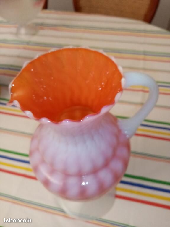 Grand pichet murano opaline (image 3)