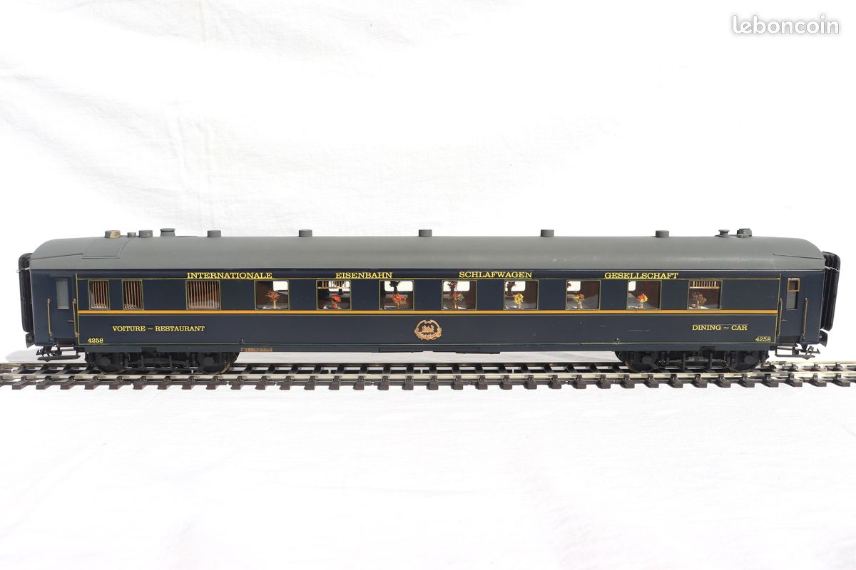Châssis De Caisse CIWL Elettren échelle O - Métal Blanc Peint, Noir - Vintage Italie