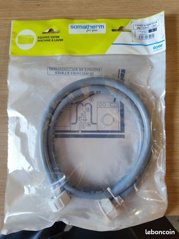 Flexible Alimentation Lave-Linge/Lave-Vaisselle 2,50m Somatherm NEUF (image 2)