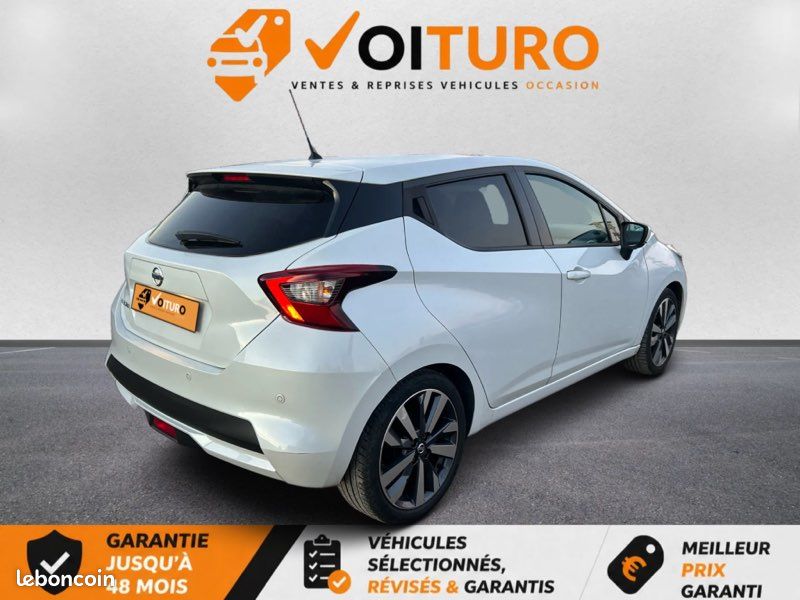 đNISSAN Micra 1.5 dCI 90 cv Tekna,SiĂšge cuir,GPS,Bluetooth,Excellent Ă©tat,âïžGARANTIE 1 AN (image 3)