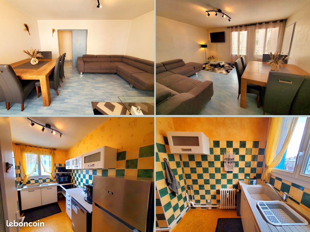 Appartement 3 pièces 57 m² · à Montluçon · 57 m² · 600 €/mois