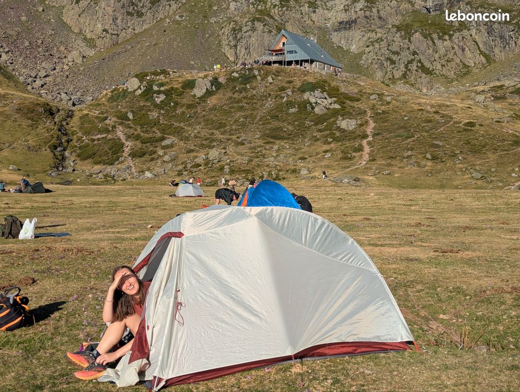 Big Agnes Tente Randonnée C Bar – Légère, Spacieuse & Éco-responsable, 1 Personne + Vestibule