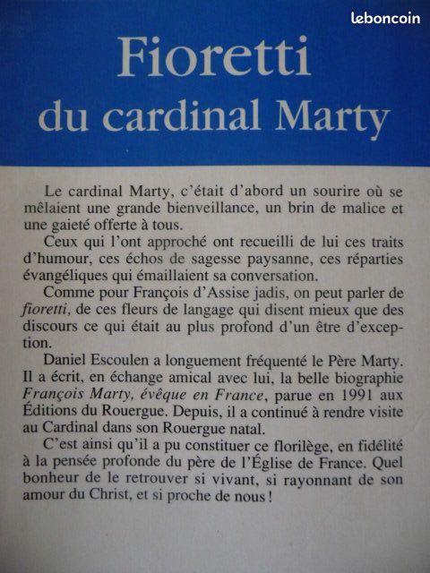 Fioretti du cardinal Marty - Daniel Escoulen (image 2)
