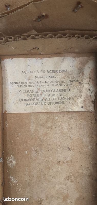Le lot d agrafes pour construction diamètre 149 (image 5)