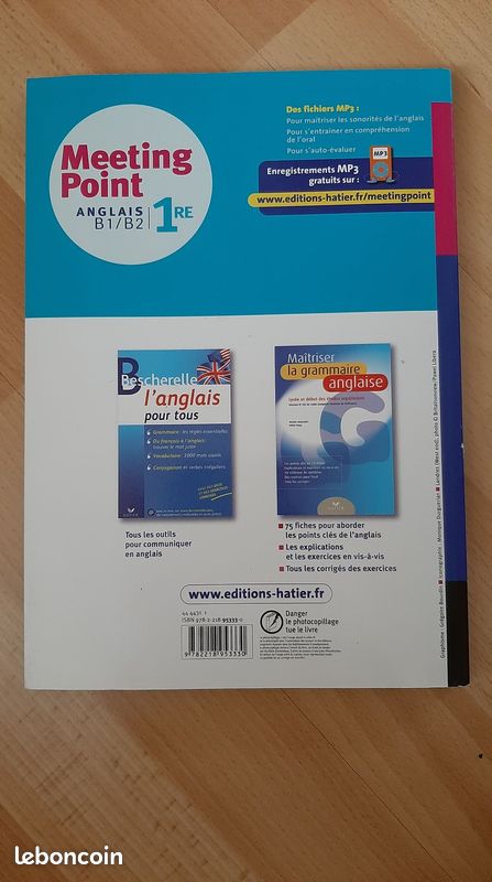 "Meeting Point" Livre d'Anglais niveau 2nde et 1ère (image 2)