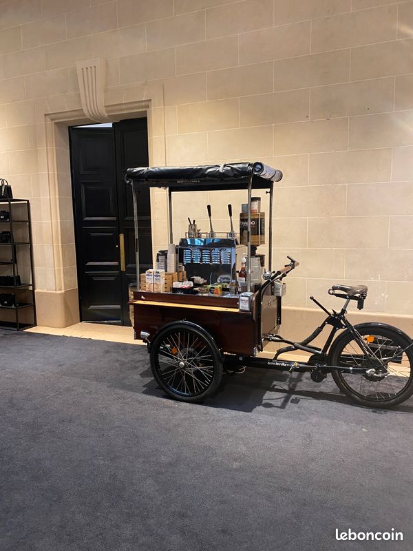 Cafe Ambulant Velo Triporteur Occasion Commerce Ambulant Food
