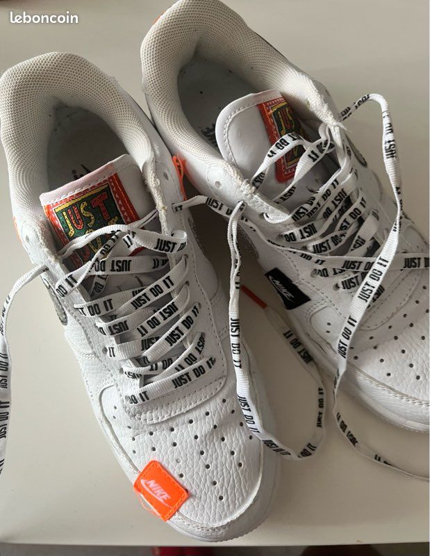 Shoes Just Do It Air Force Blanche Nike Air Force “Just Do It