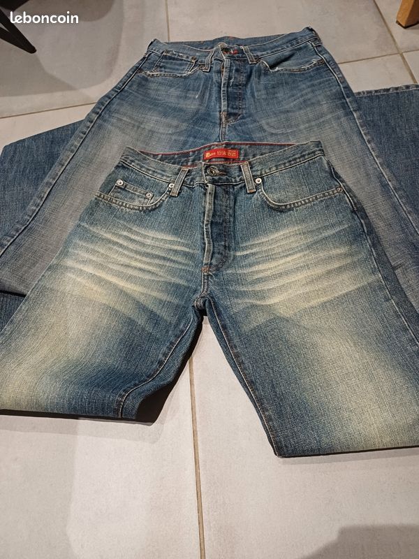 Lot de 2 jean T 36 homme (image 1)
