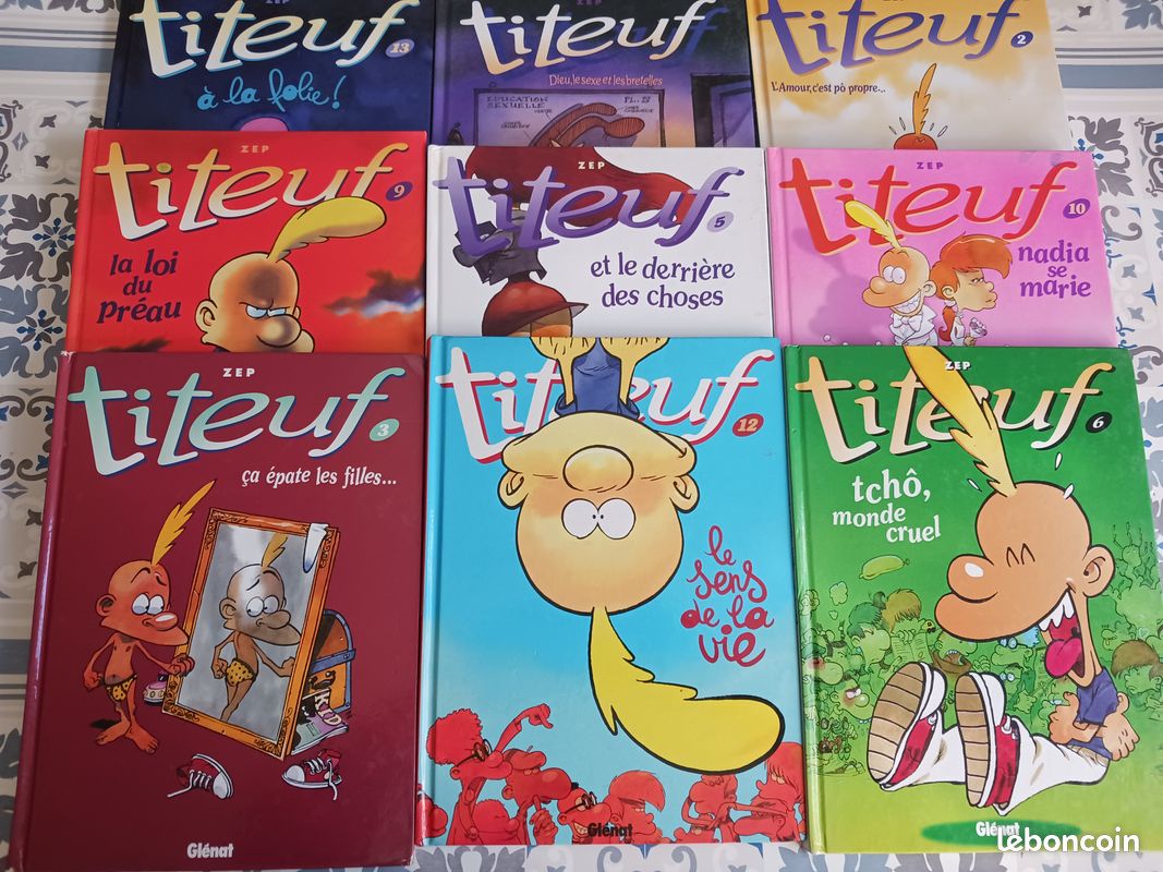 5 bd Titeuf - Livres