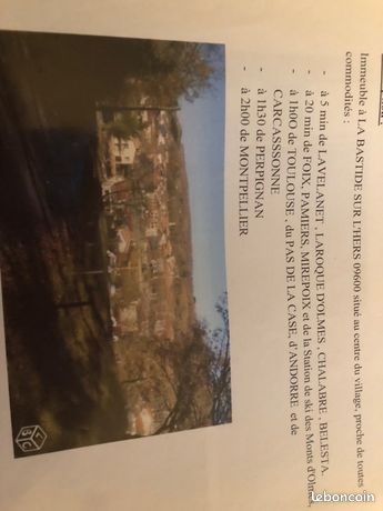 Vend immeuble à labastide sur L’hers fort potentiel
