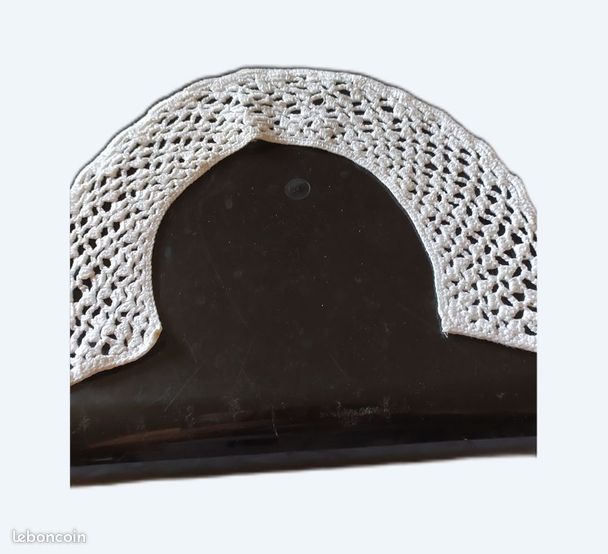 Col en dentelle crochet (image 1)