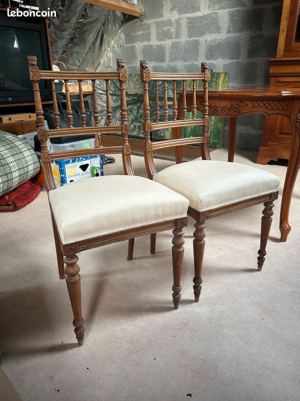 Lot 2 chaises anciennes (image 3)