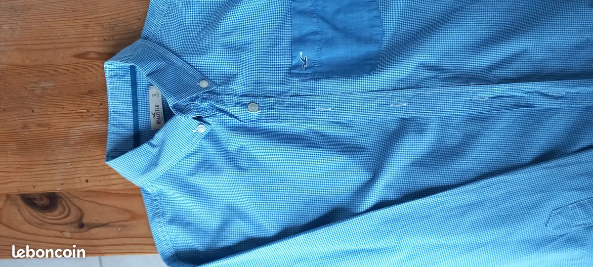 Chemise vichy garçon Hollister S (image 2)