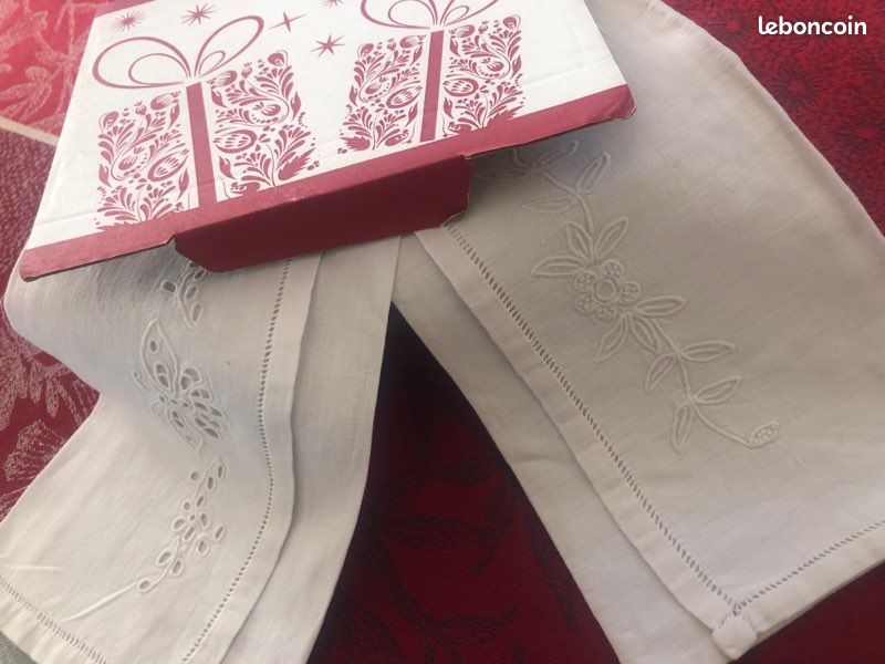 Troc pochette fait mains range serviette de table 2 noisettes