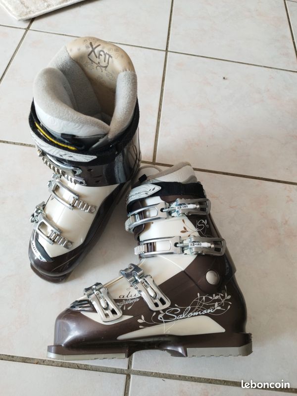 chaussure ski salomon divine alu Chaussures de ski femme Salomon alu divine taille 26