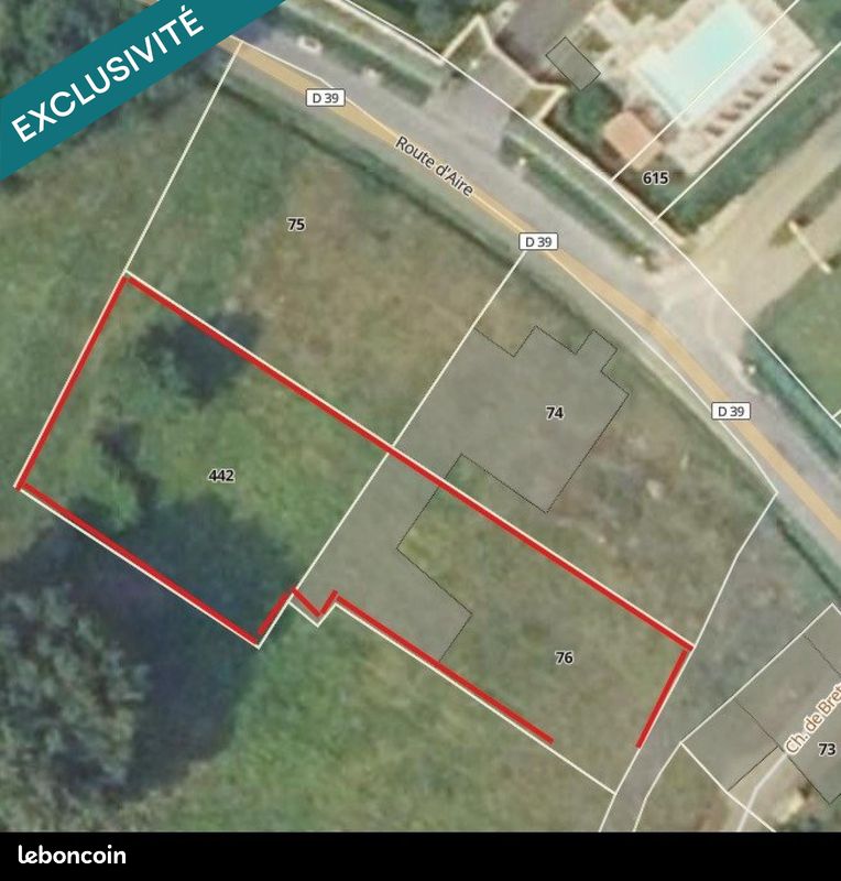 Terrain 907 m² · à Duhort-Bachen · 907 m² · 36 000 €