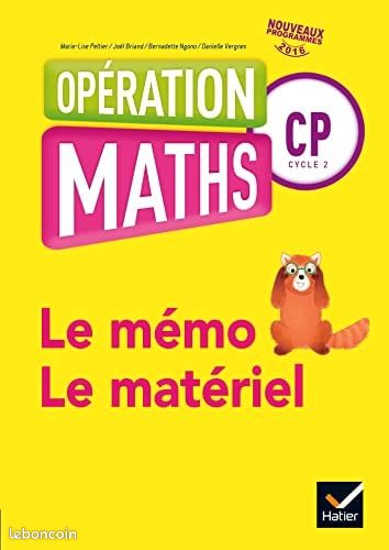 Opération maths CP le mémo le matériel CP (image 1)