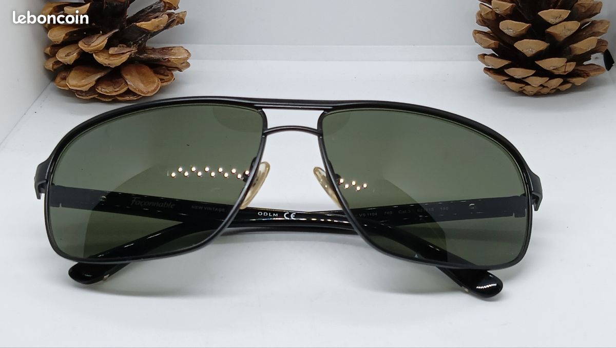 Lunettes De Soleil Vintage Façonnable Plaquées Or - Élégance Rare Années 70/80