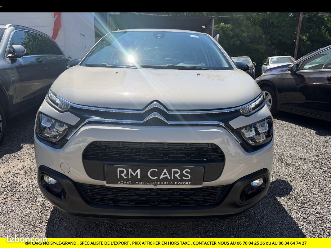 CITROEN C3 1.2 ESSENCE SS BVM5 Feel Pack EXPORT TUNISIE MAROC PRIX EN HT (image 2)