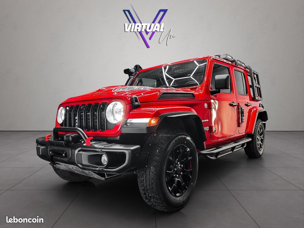 Jeep Wrangler Sahara 3.6 V6 290 ch – 4x4 – Très faible kilométrage – 10 500 km (image 1)