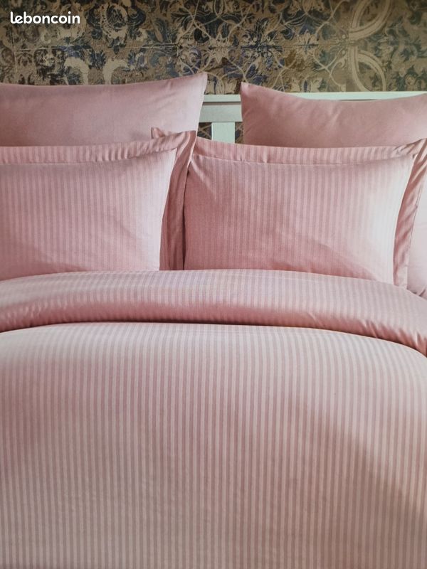 Coffret parure housse de couette satin de coton (image 1)