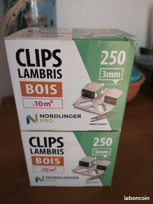 500 clips à lambris (image 1)