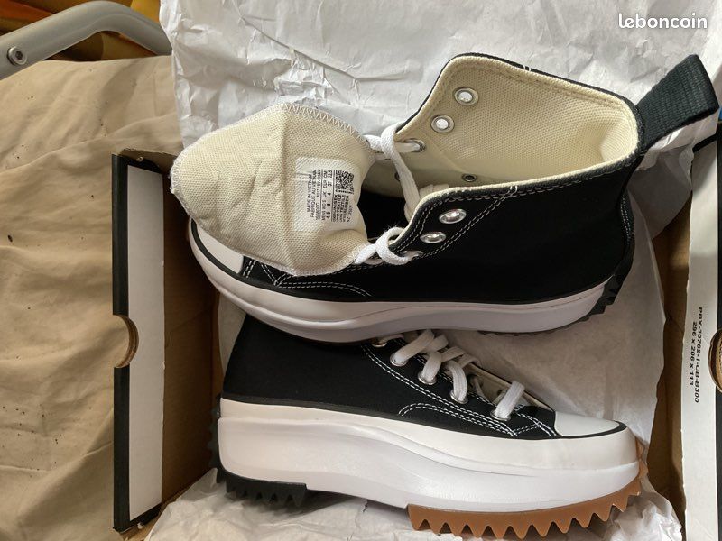Converse Run Star Hike Hi noir/blanc – 37 – neuves avec boîte (image 2)