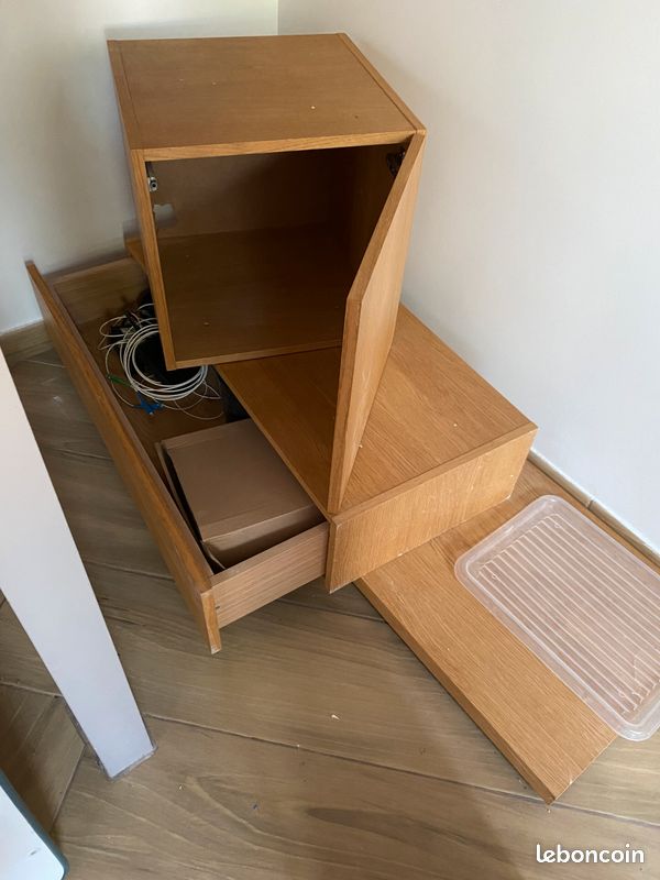 Lot de 3 éléments en bois (image 2)