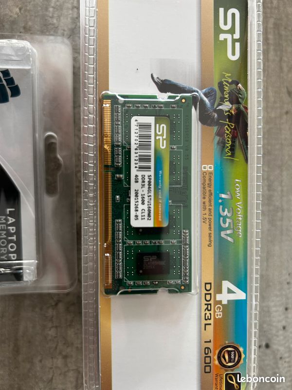 Barrettes RAM PC portable 4 Go DDR3 / DDR3L – NEUVES – Lot ou unité (image 3)