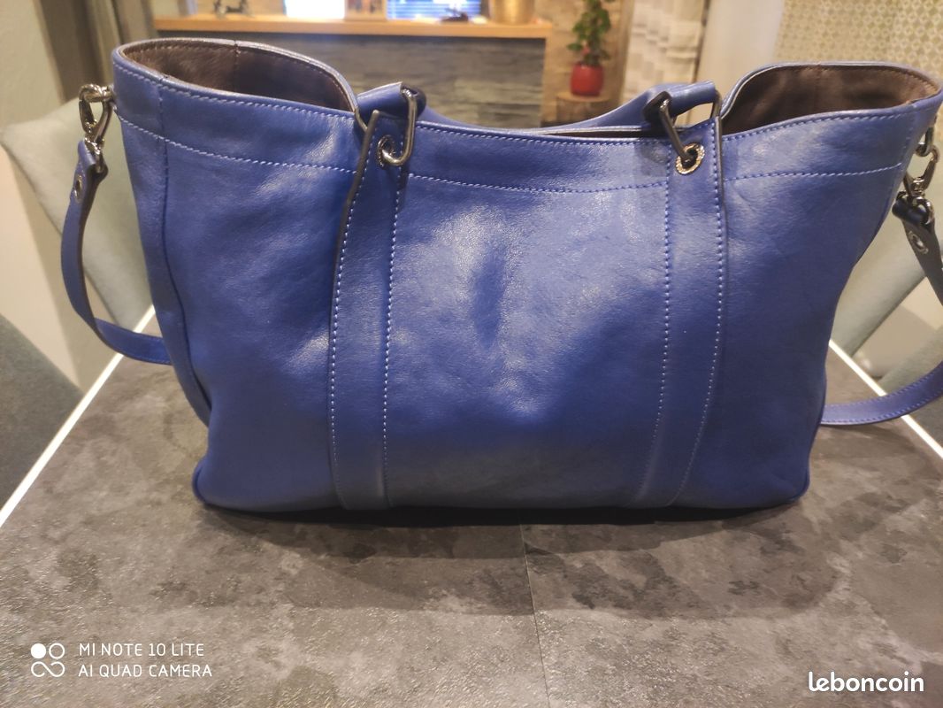 Sac à main Longchamp bleu (image 2)