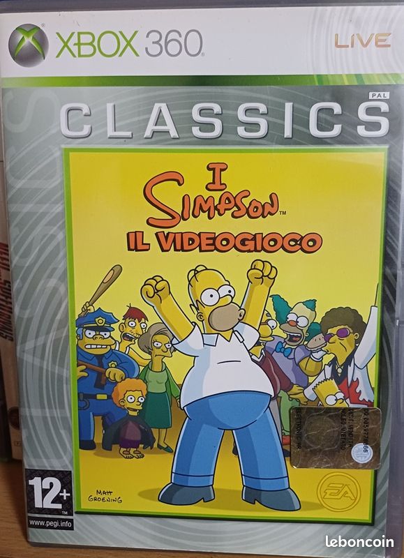 LES SIMPSON LE Jeu Xbox 360 EUR 28,90 - FR