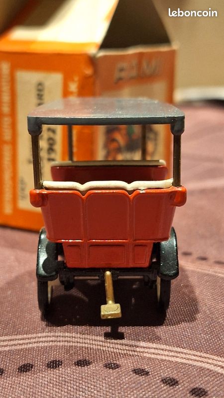 Rami JMK MOBIL Georges Richard Tonneau 1902 - Miniature 1/43 En Métal Sous Plexiglas (VARIANTE 4)