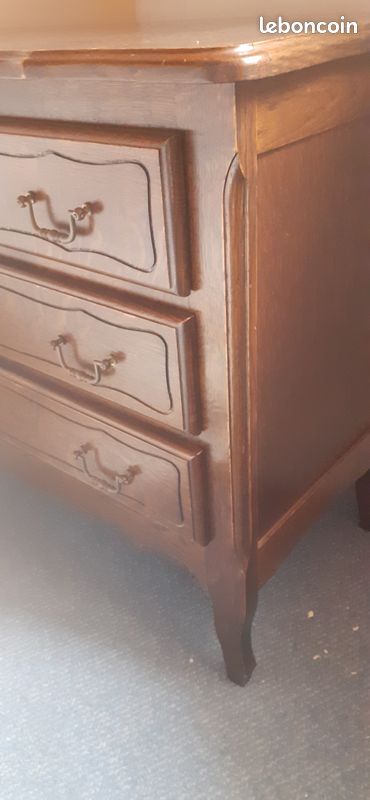Chambre 2lits 1 place + commode (image 1)