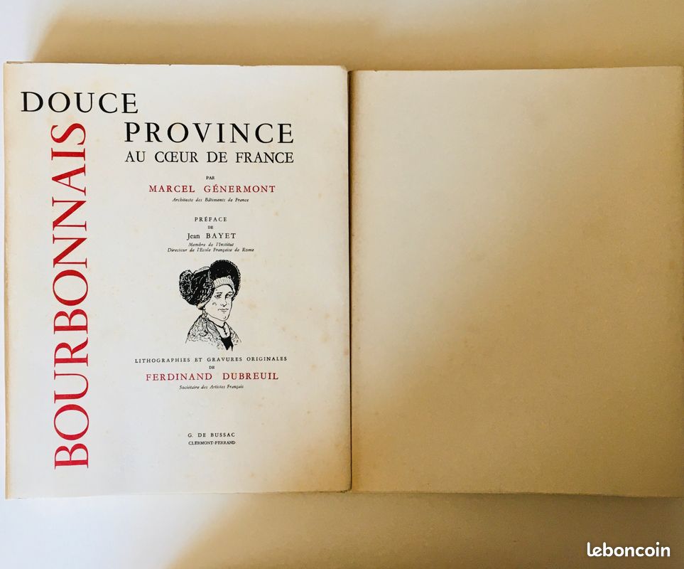 Livres anciens sur l'Auvergne, Clermont, Riom, le Bourbonnais (image 8)