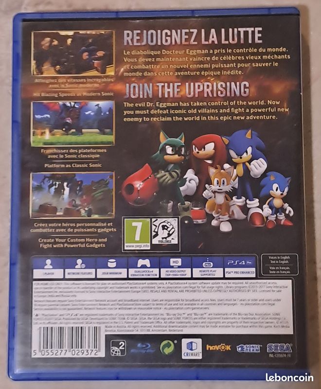Jeu vidéo Sonic Forces pour PS4 (image 2)