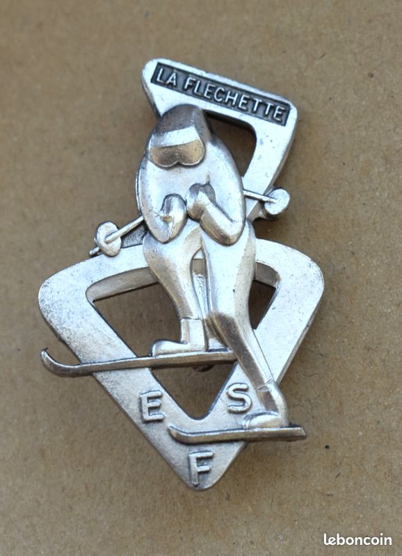 ANCIEN INSIGNE - ESF - LA FLECHETTE - Neige montagne SKI - Arthus Bertrand EUR 8,00 - FR