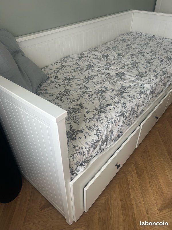 Lit banquette 2 places Hemnes IKEA (image 3)
