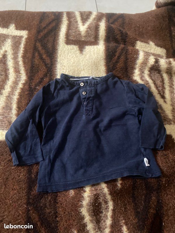 T-shirt bébé garçon taille 12 mois (image 1)