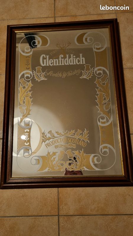 Miroir publicitaire Glenfiddich vintage (image 2)