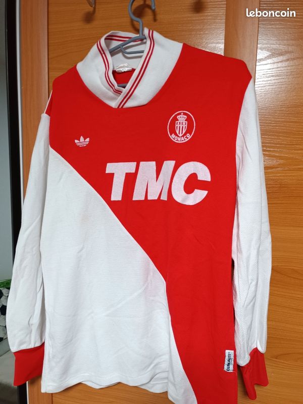 Maillot vintage Collector football AS Monaco Sport Plein air