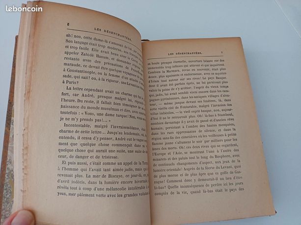 Livre "Les Désenchantées" De Pierre Loti - Édition Calmann-Lévy 1924, 442 Pages, Superbe Reliure Cuir