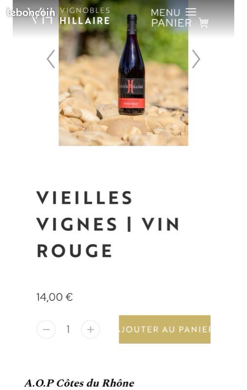 Vin rouge côtes du Rhône (image 4)