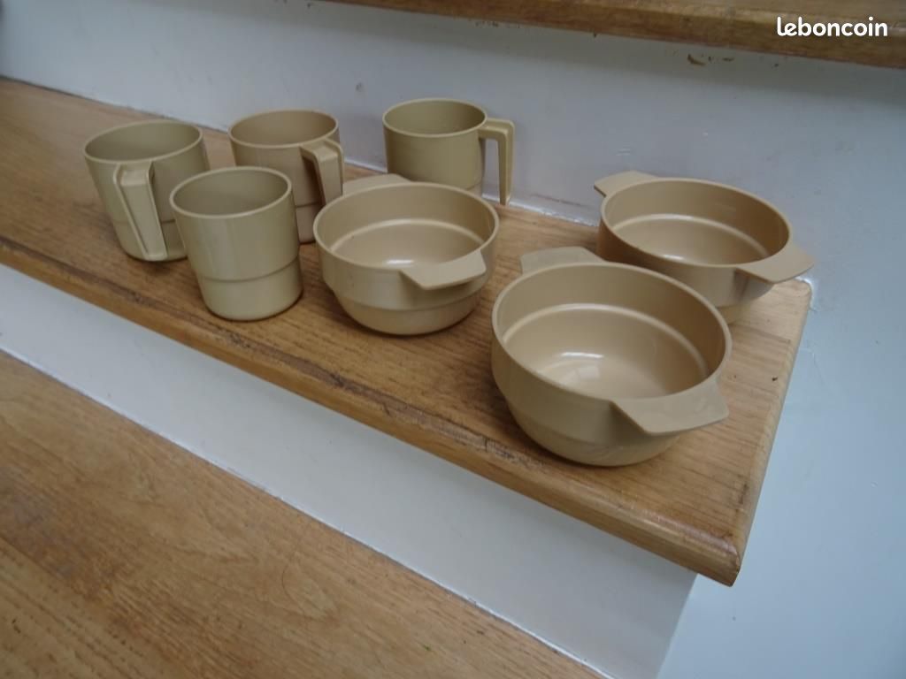 Tupperware vintage plat de service style bol 2L5 état correc 12