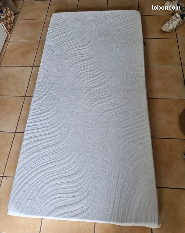 Surmatelas 90x190x7,5 une place (image 1)